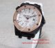 2017 Knockoff Audemars Piguet Royal Oak Black Case Rose Gold Bezel Watch (4)_th.jpg